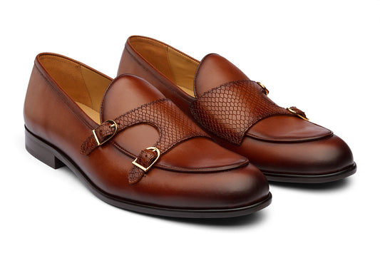 VALENCIA - TAN LEATHER SHOES