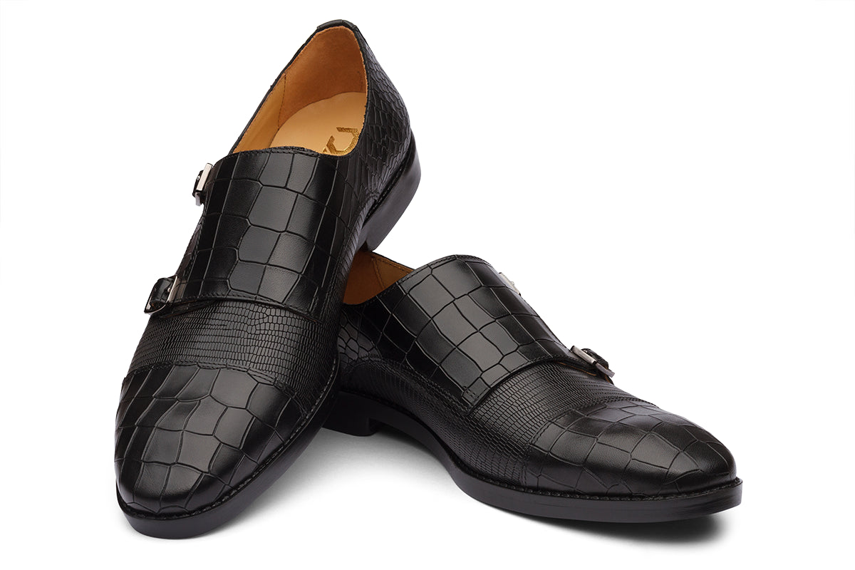 DENVER - BLACK LEATHER SHOES
