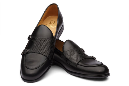 VALENCIA - BLACK LEATHER SHOES