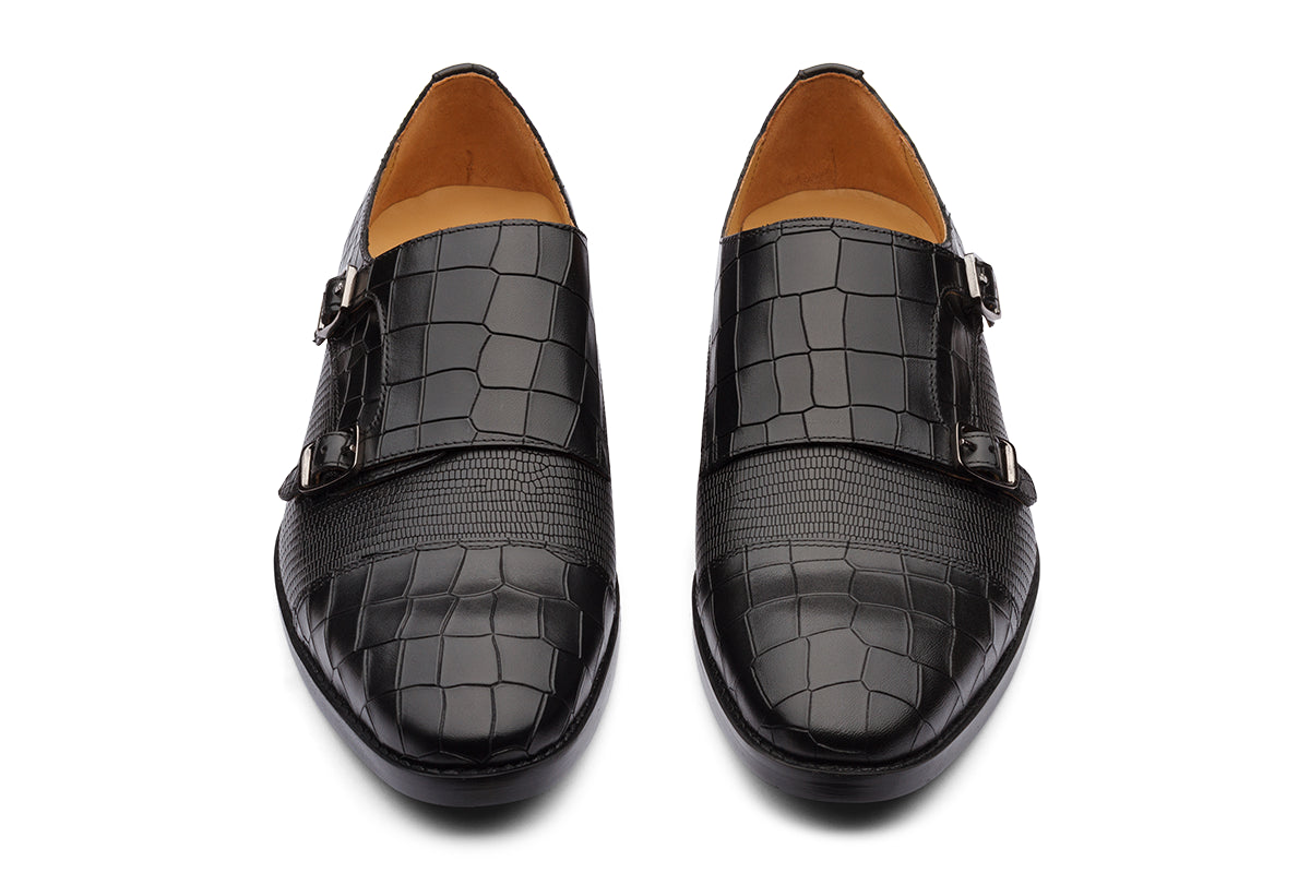 DENVER - BLACK LEATHER SHOES
