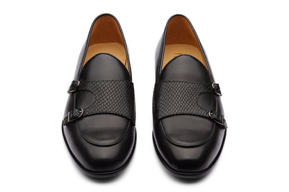 VALENCIA - BLACK LEATHER SHOES