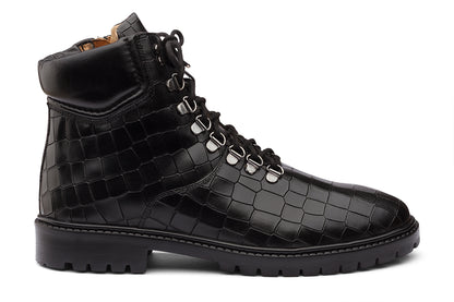 MARSAEILLE - BLACK CHUNKY LEATHER BOOT