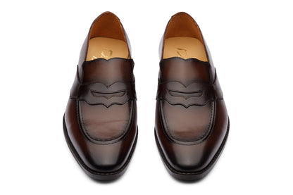 BRISTOL - CHESTNUT BROWN LEATHER SHOES