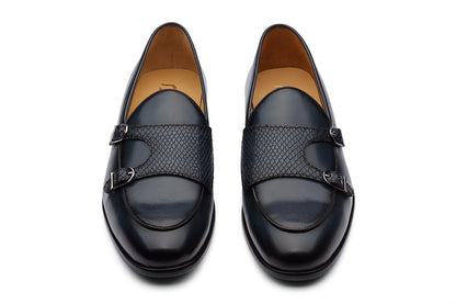 VALENCIA - BLUE LEATHER SHOES