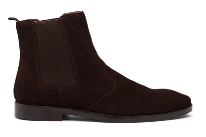 BOLTON - BROWN SUEDE LEATHER CHELSEA BOOT
