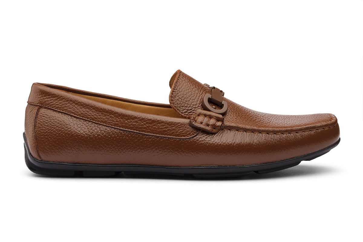 SOUTHWEST - REVERSIBLE CHESTNUT MILLED LEATHER SHOES