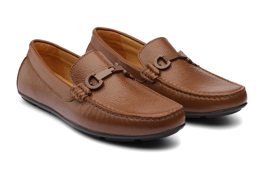 SOUTHWEST - REVERSIBLE CHESTNUT MILLED LEATHER SHOES