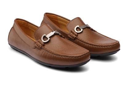 SOUTHWEST - REVERSIBLE CHESTNUT MILLED LEATHER SHOES