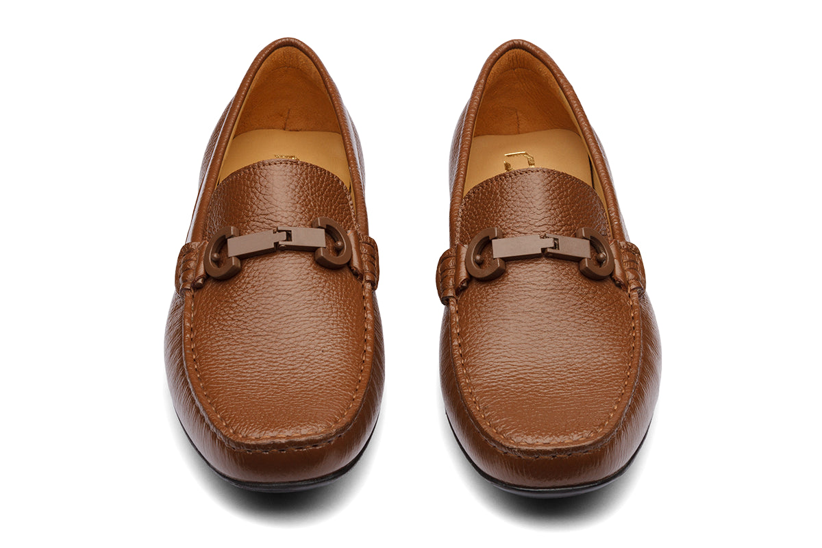 SOUTHWEST - REVERSIBLE CHESTNUT MILLED LEATHER SHOES
