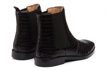 BOLTON - BLACK LEATHER CHELSEA BOOT