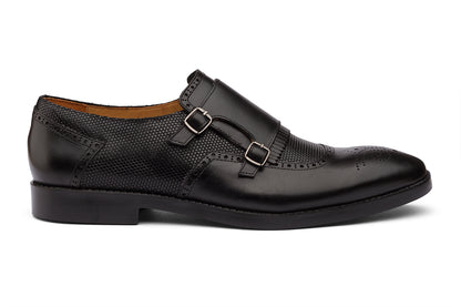 SOUTHAMPTON - BLACK LEATHER SHOES