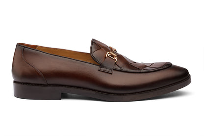 GREECE - CHESTNUT BROWN LEATHER SHOES