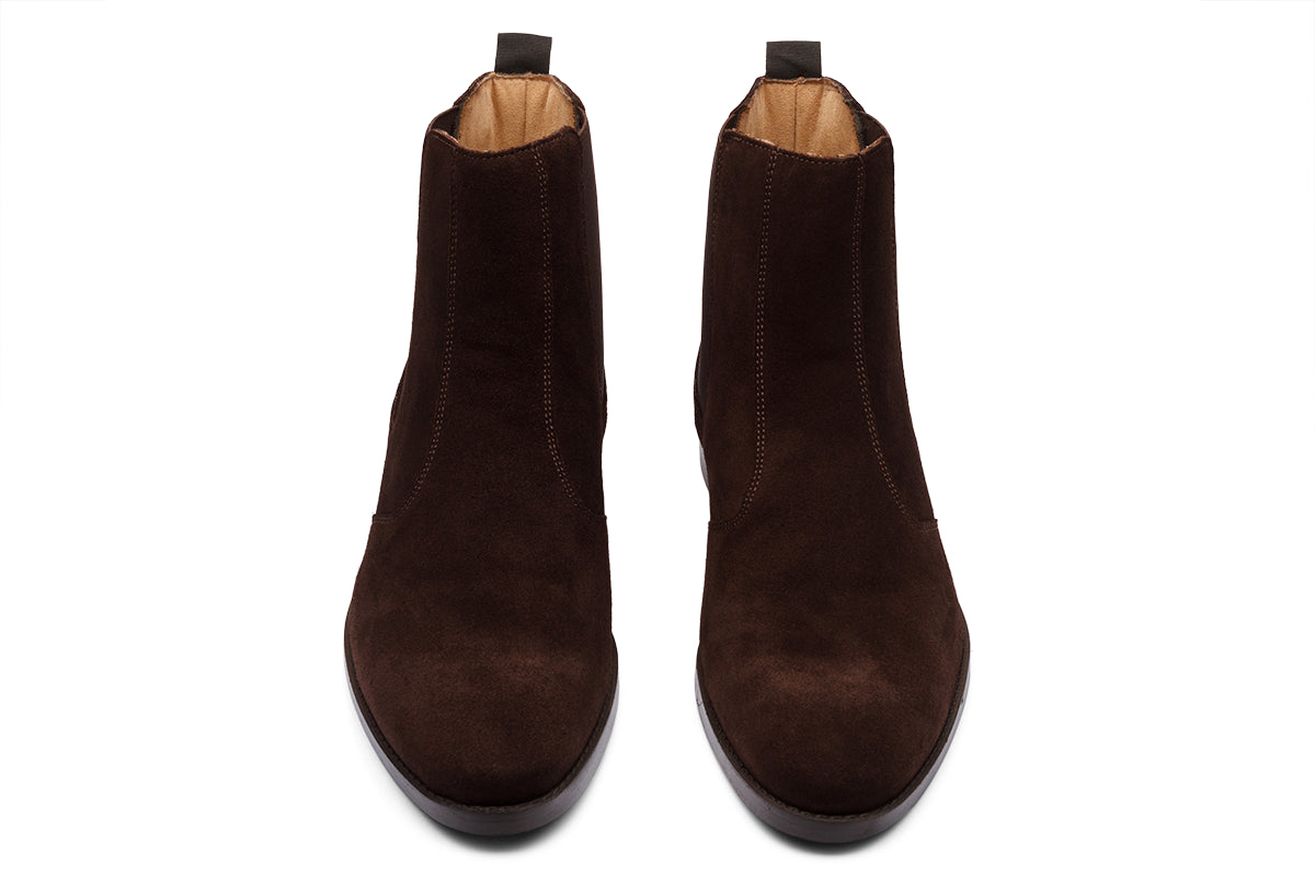 BOLTON - BROWN SUEDE LEATHER CHELSEA BOOT