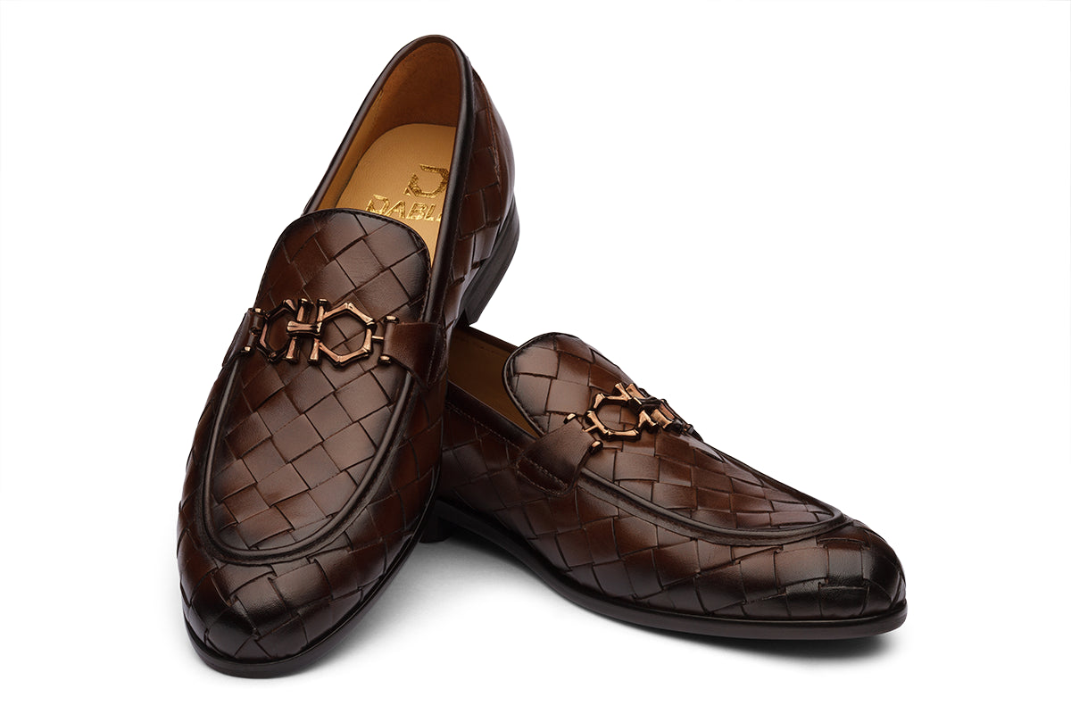 DENMARK - CHESTNUT BROWN LEATHER SHOES