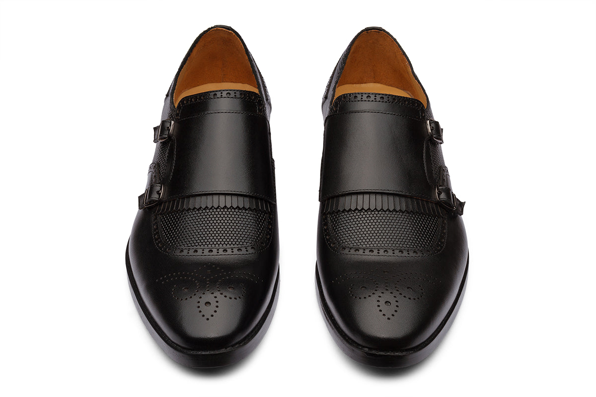 SOUTHAMPTON - BLACK LEATHER SHOES