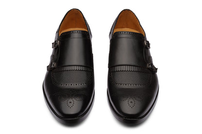 SOUTHAMPTON - BLACK LEATHER SHOES
