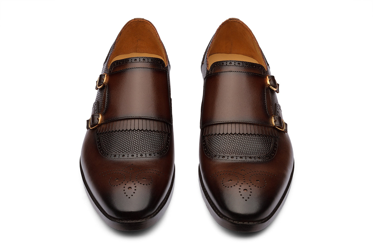 SOUTHAMPTON - CHESTNUT BROWN LEATHER SHOES
