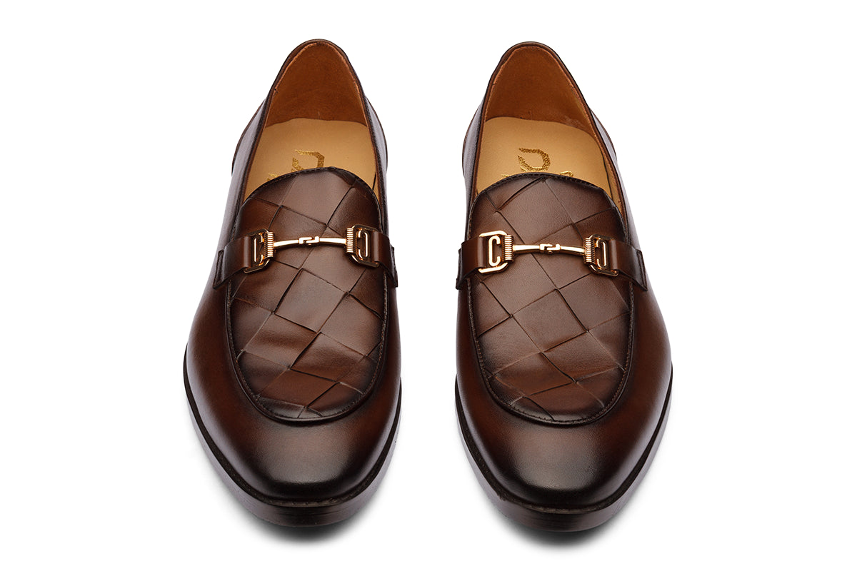 GREECE - CHESTNUT BROWN LEATHER SHOES