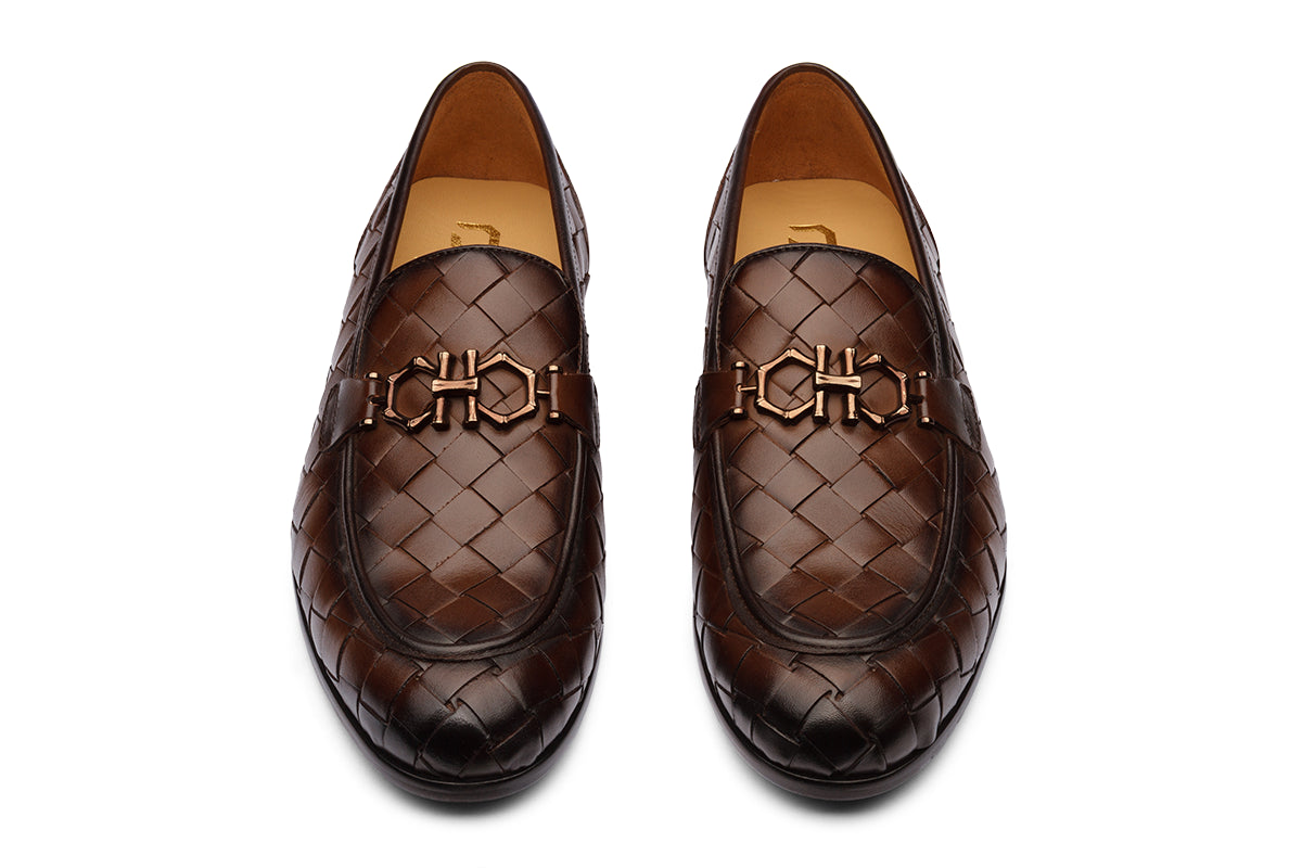 DENMARK - CHESTNUT BROWN LEATHER SHOES