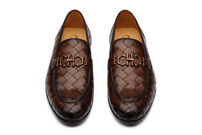DENMARK - CHESTNUT BROWN LEATHER SHOES