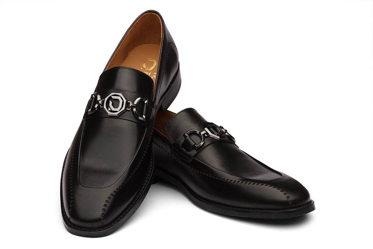 ZURICH - BLACK LEATHER SHOES