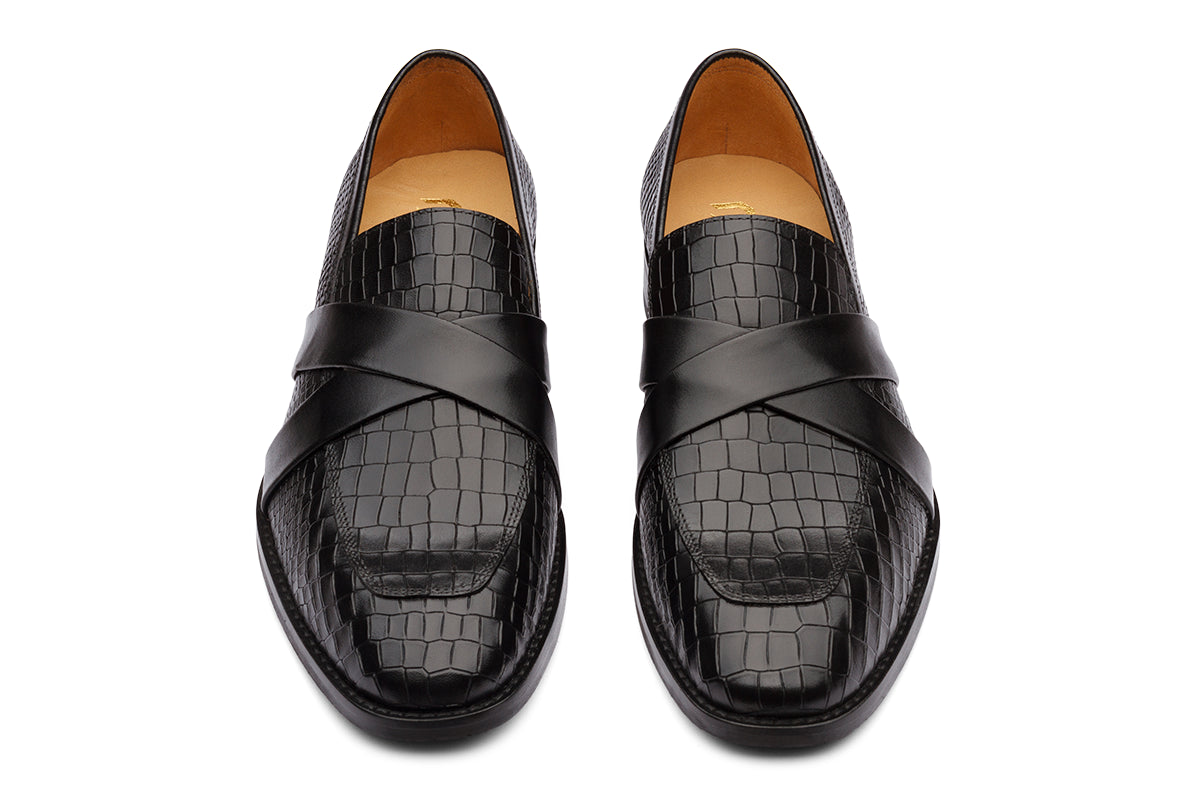 BOLOGNA - BLACK LEATHER SHOES