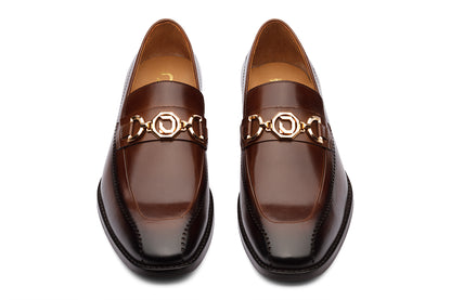 ZURICH - CHESTNUT BROWN LEATHER SHOES