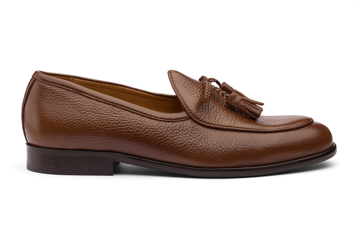 PRINCE - CHESTNUT BROWN LEATHER SHOES
