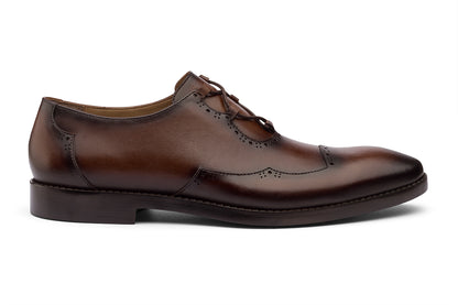 TONI - CHESTNUT BROWN LEATHER SHOES