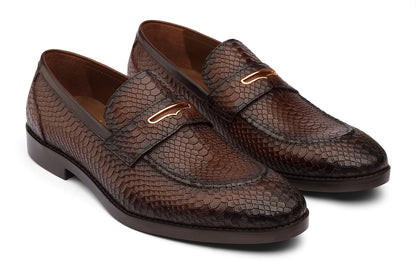 DAHN - CHESTNUT BROWN LEATHER SHOES