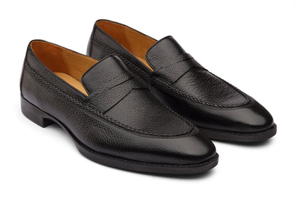 GEORGIA - BLACK LEATHER SHOES