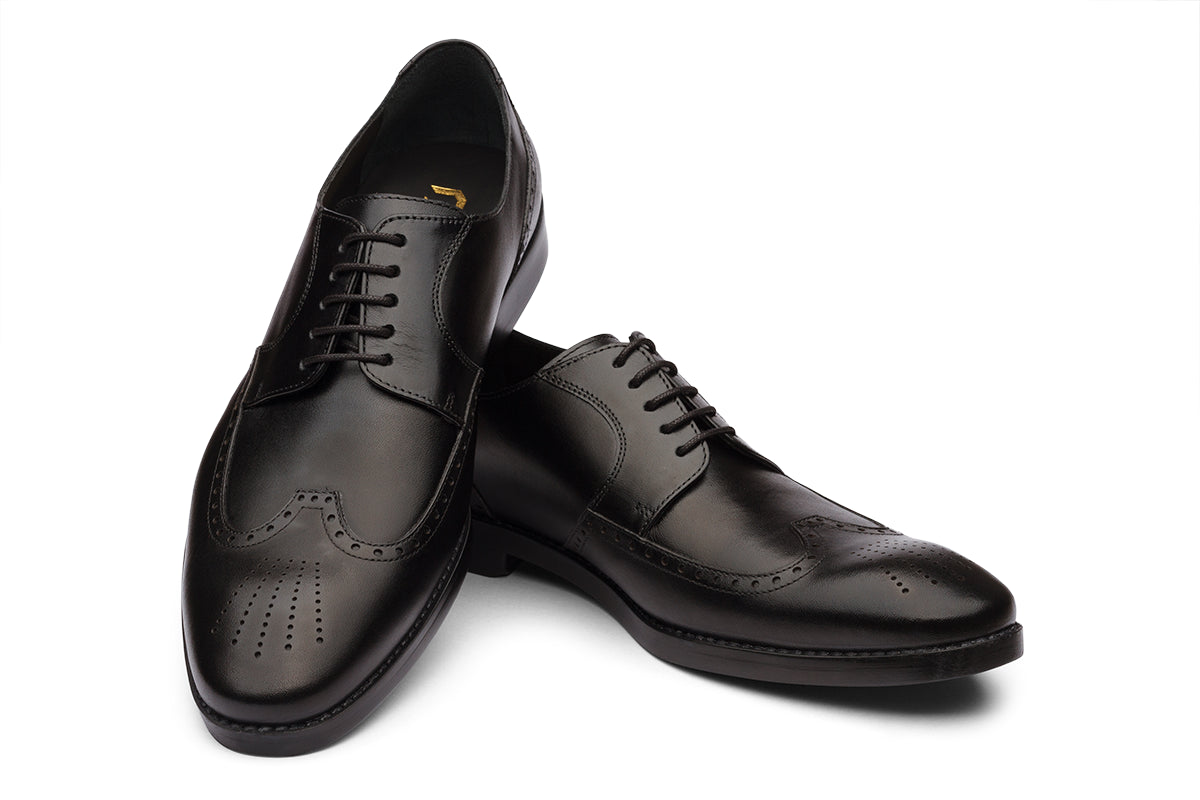 RIVERA - BLACK LEATHER SHOES