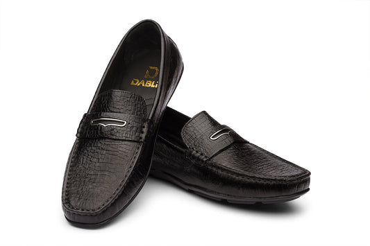 ELON - BLACK LEATHER SHOES