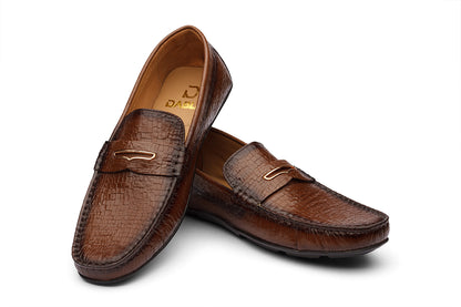 ELON - CHESTNUT BROWN LEATHER SHOES