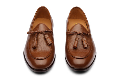 PRINCE - CHESTNUT BROWN LEATHER SHOES