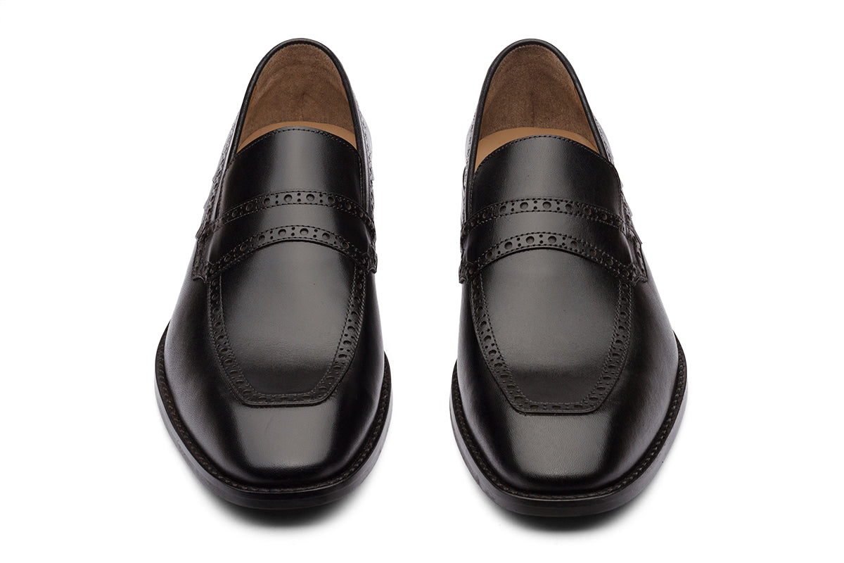 MARIANO - BLACK LEATHER SHOES