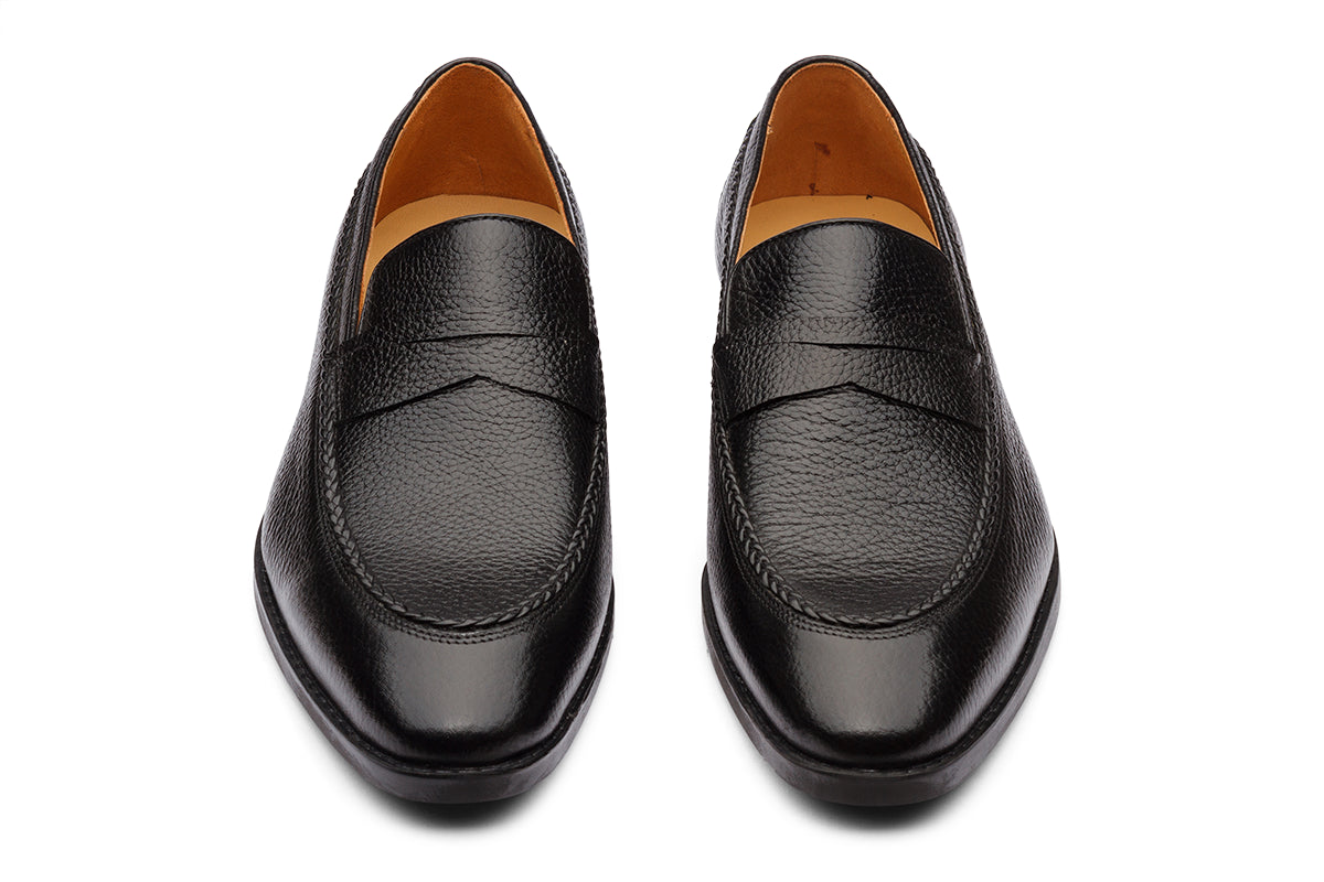 GEORGIA - BLACK LEATHER SHOES