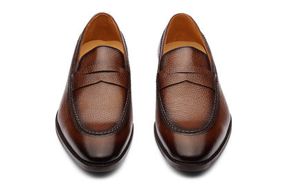 GEORGIA - CHESTNUT BROWN LEATHER SHOES