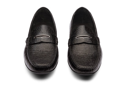 ELON - BLACK LEATHER SHOES