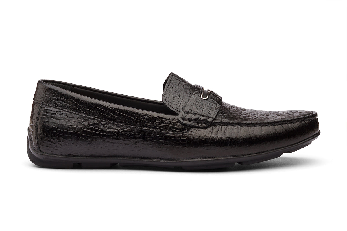 ELON - BLACK LEATHER SHOES