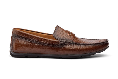 ELON - CHESTNUT BROWN LEATHER SHOES