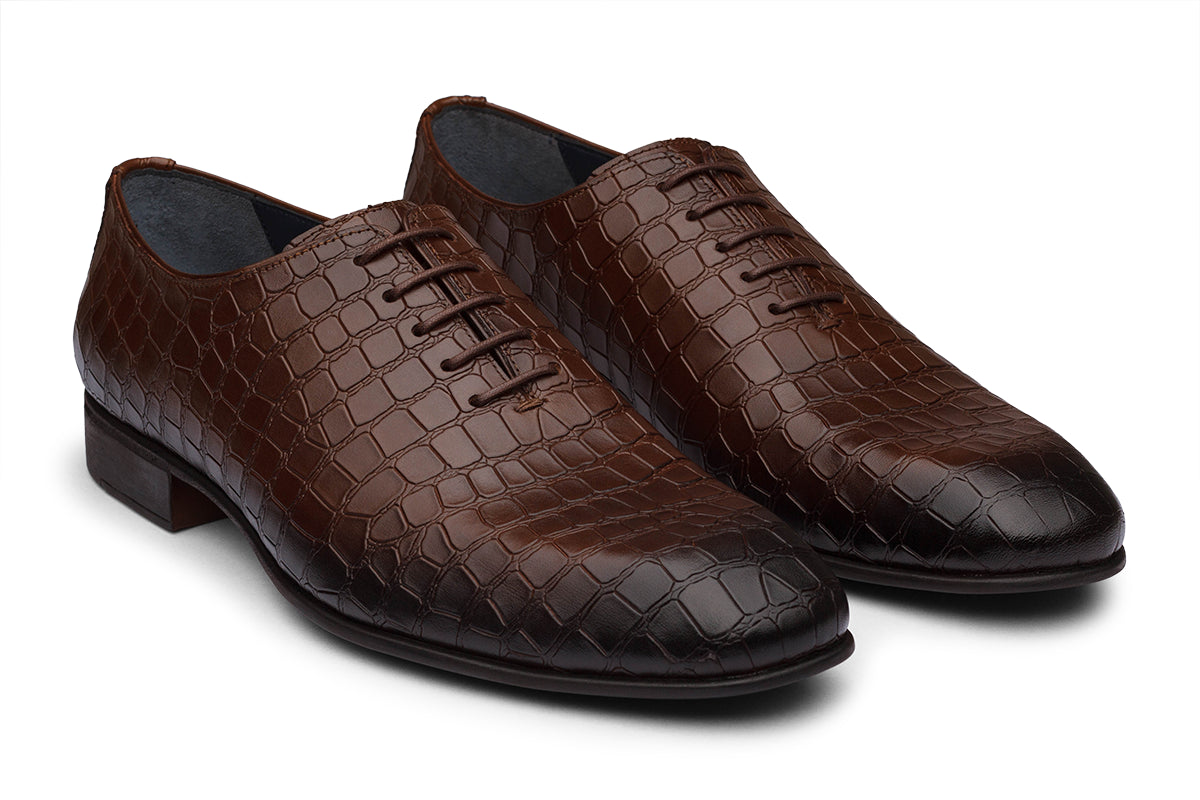 WARSAW - CHESTNUT BROWN LEATHER SHOES