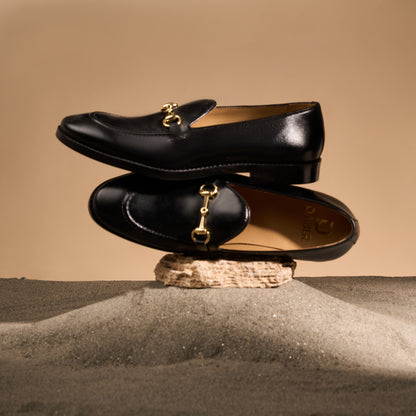 MONACO - BLACK LEATHER SHOES