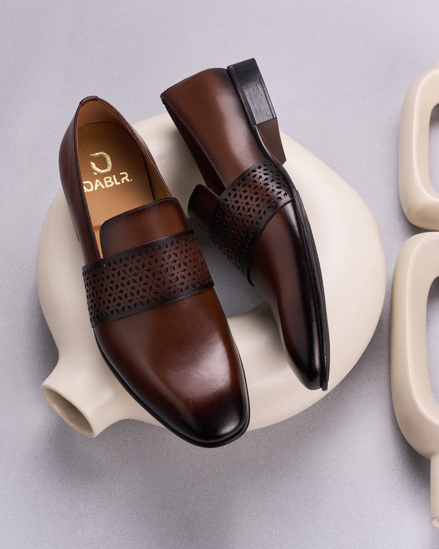 KIEV - CHESTNUT BROWN LEATHER SHOES