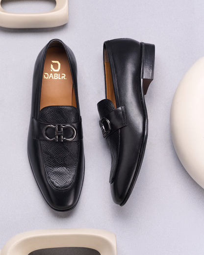 DUBLIN - BLACK LEATHER SHOES