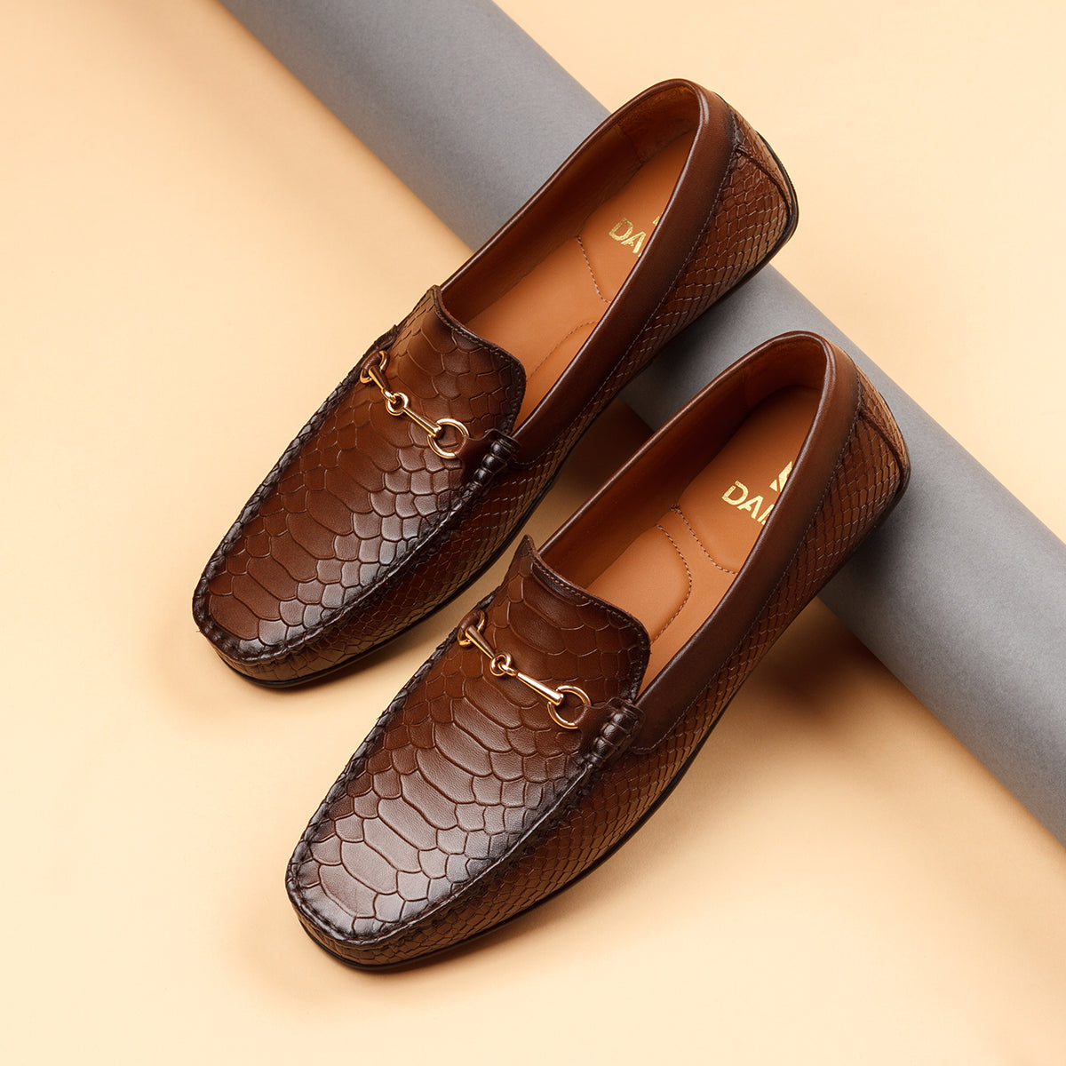 PARIS - CHESTNUT BROWN LEATHER SHOES